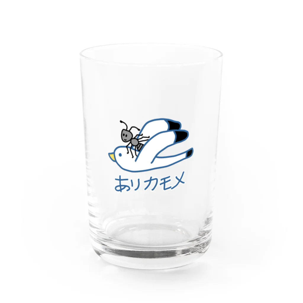 breathのありカモメ Water Glass :front