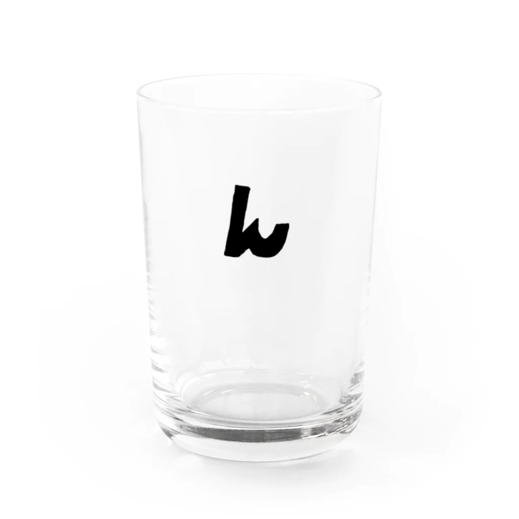 なんか編集社の誰のイニシャルでもない Water Glass :front