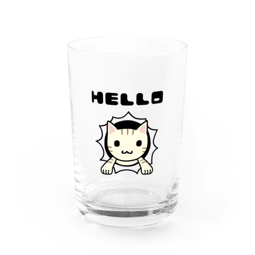 すとろべりーガムFactoryの唐突に猫 Water Glass :front