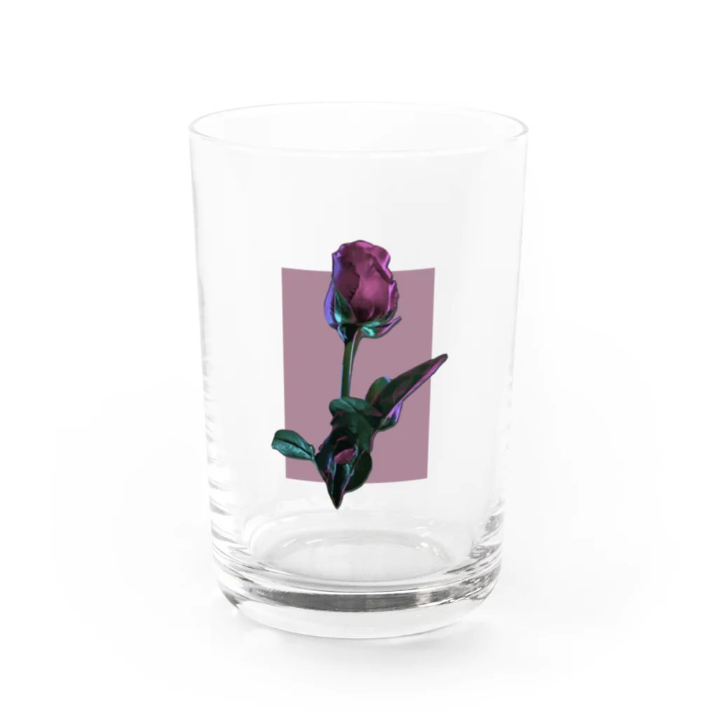 かすみ草のFlower-R Water Glass :front