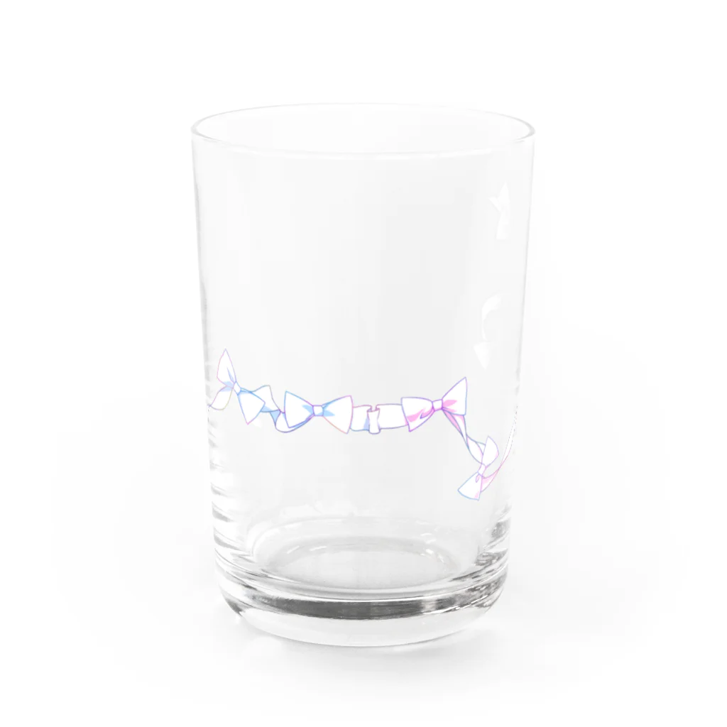 にことめこのリボン七星siro Water Glass :front