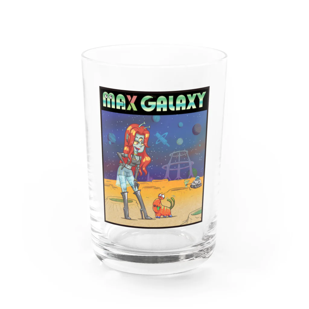 nidan-illustrationのMAX GALAXY Water Glass :front