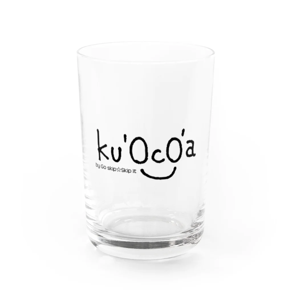 Goskip☆Skipitのku'OcO'a グラス前面