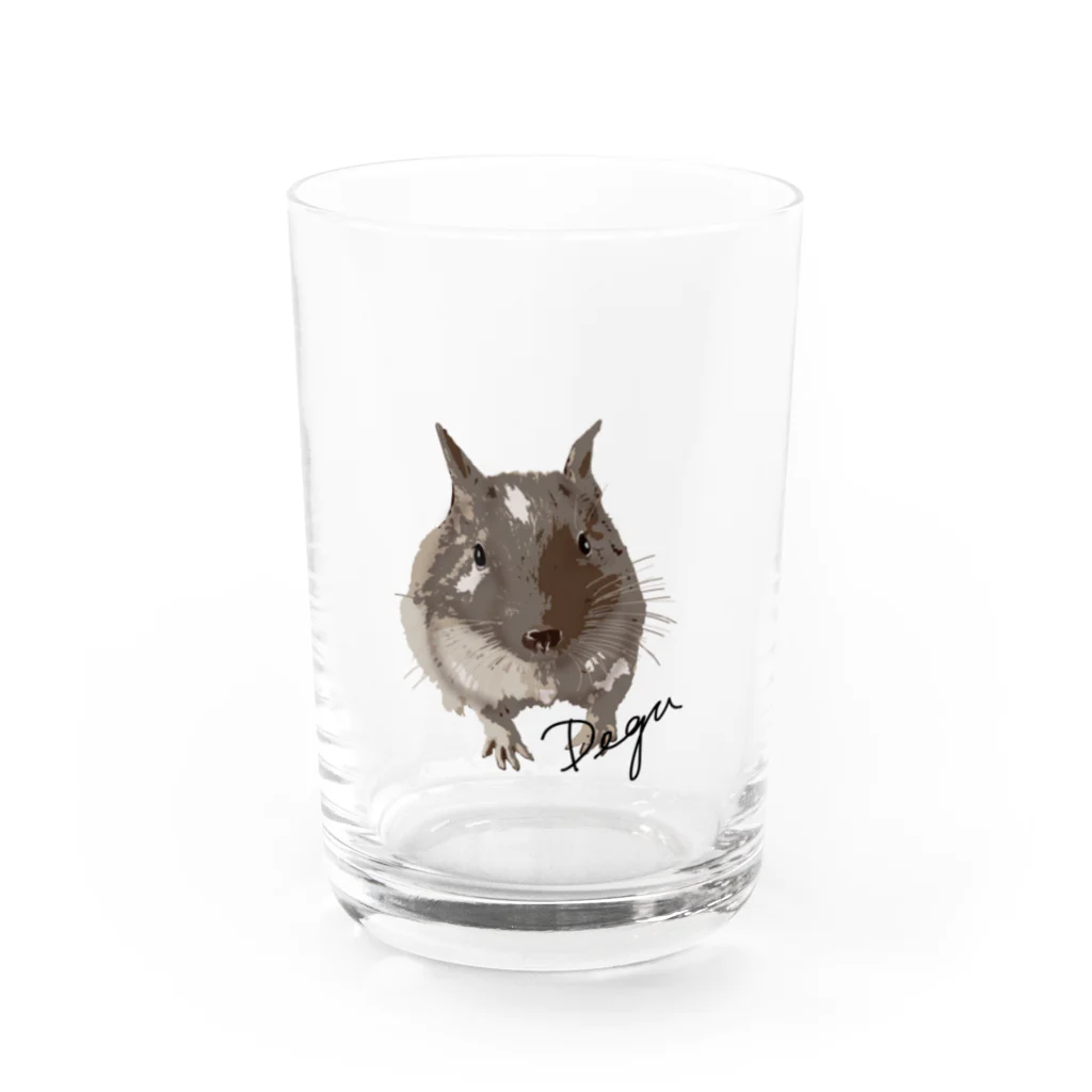 kanako-mikanのデグーのチョビ Water Glass :front