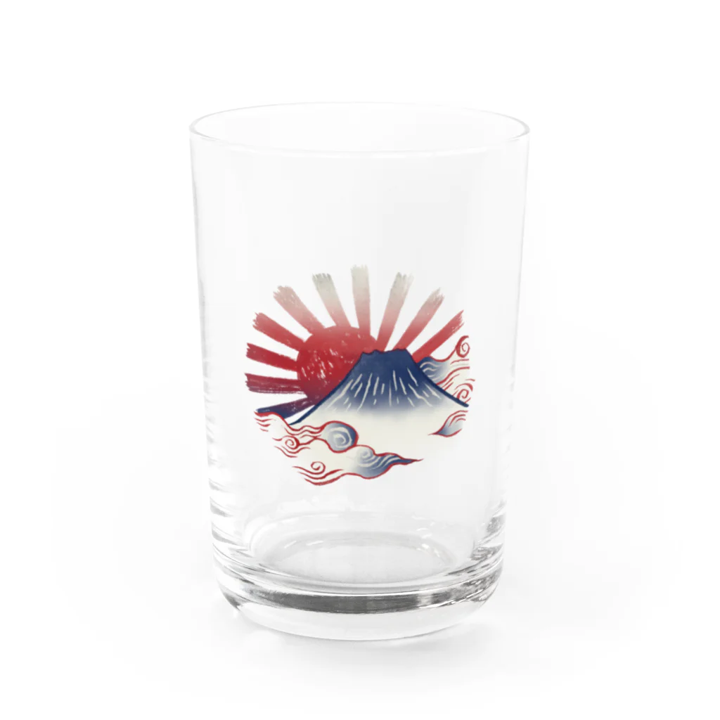 IZANAMI by Akane Yabushitaの【日本レトロ#13】富士山 Water Glass :front