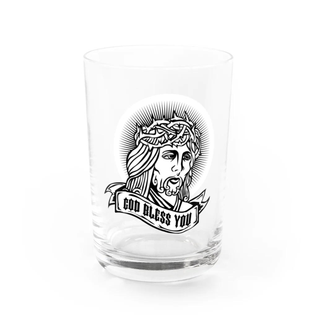 提供 tshopのGOD BLESS YOU Water Glass :front