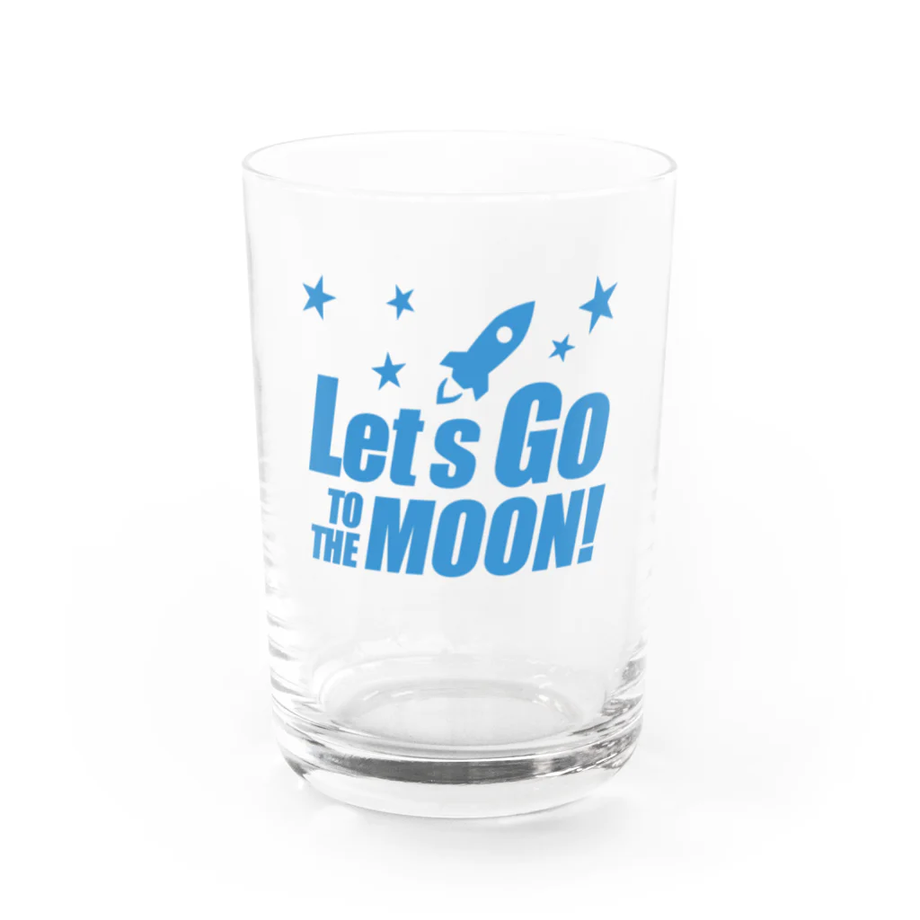 【仮想通貨】ADKグッズ専門店 のLet's go to the Moon! グラス前面