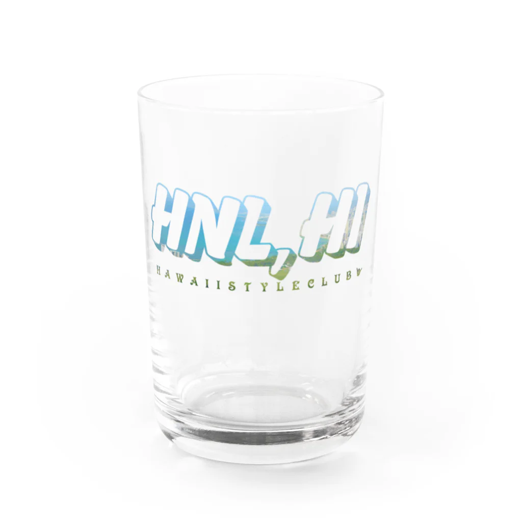 ハワイスタイルクラブのDaiamond Head Trail Water Glass :front