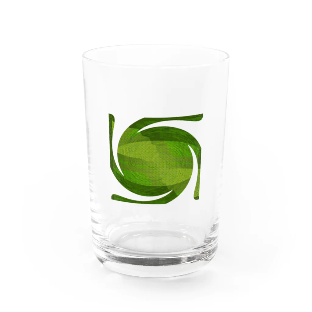 水草の藻１ Water Glass :front