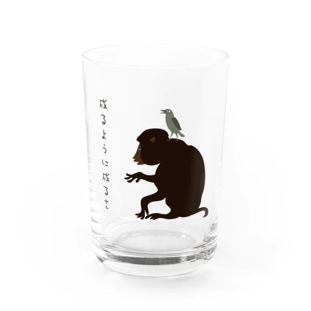 nachau7のお猿の知恵 グラス前面