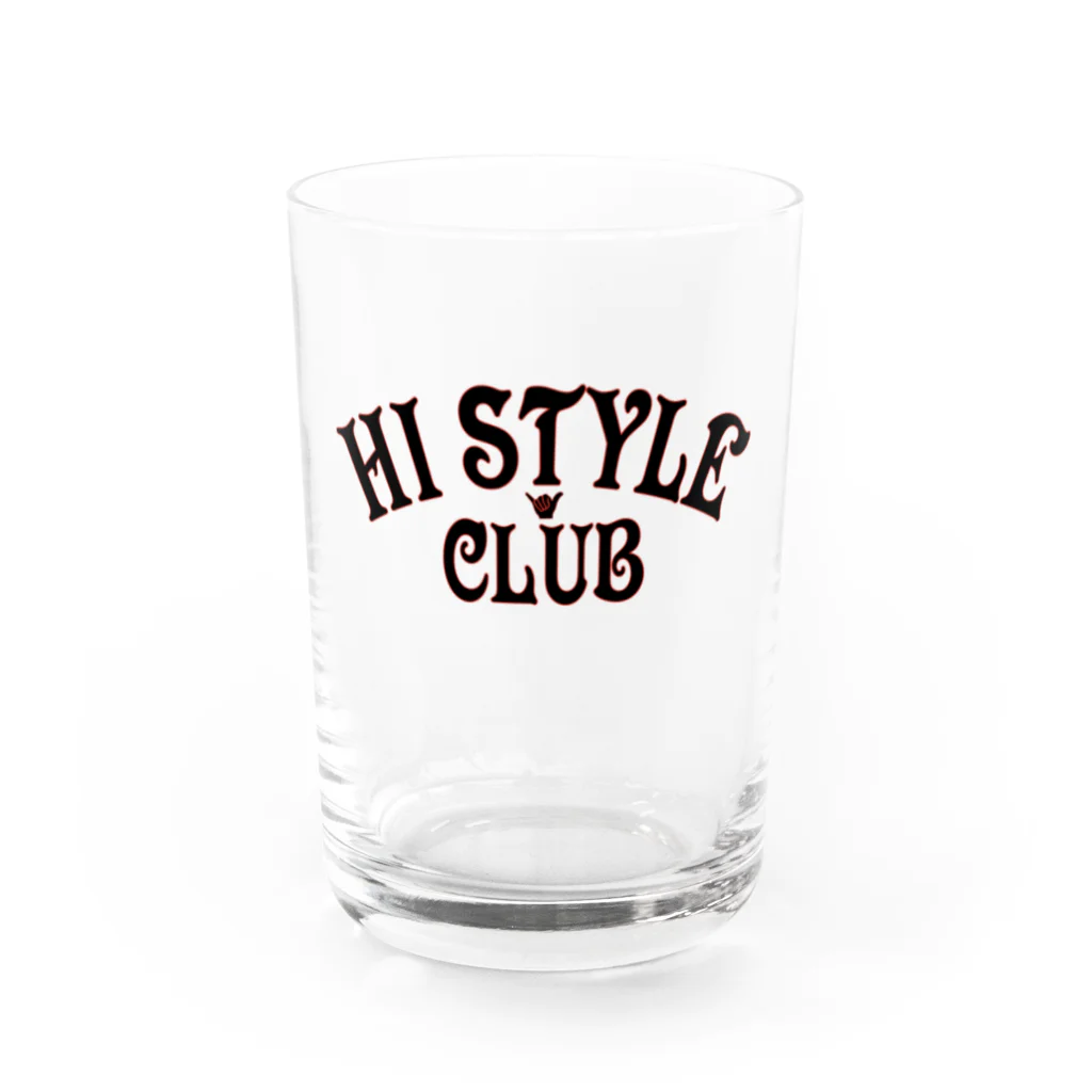 ハワイスタイルクラブのHI STYLE CLUB グラス前面