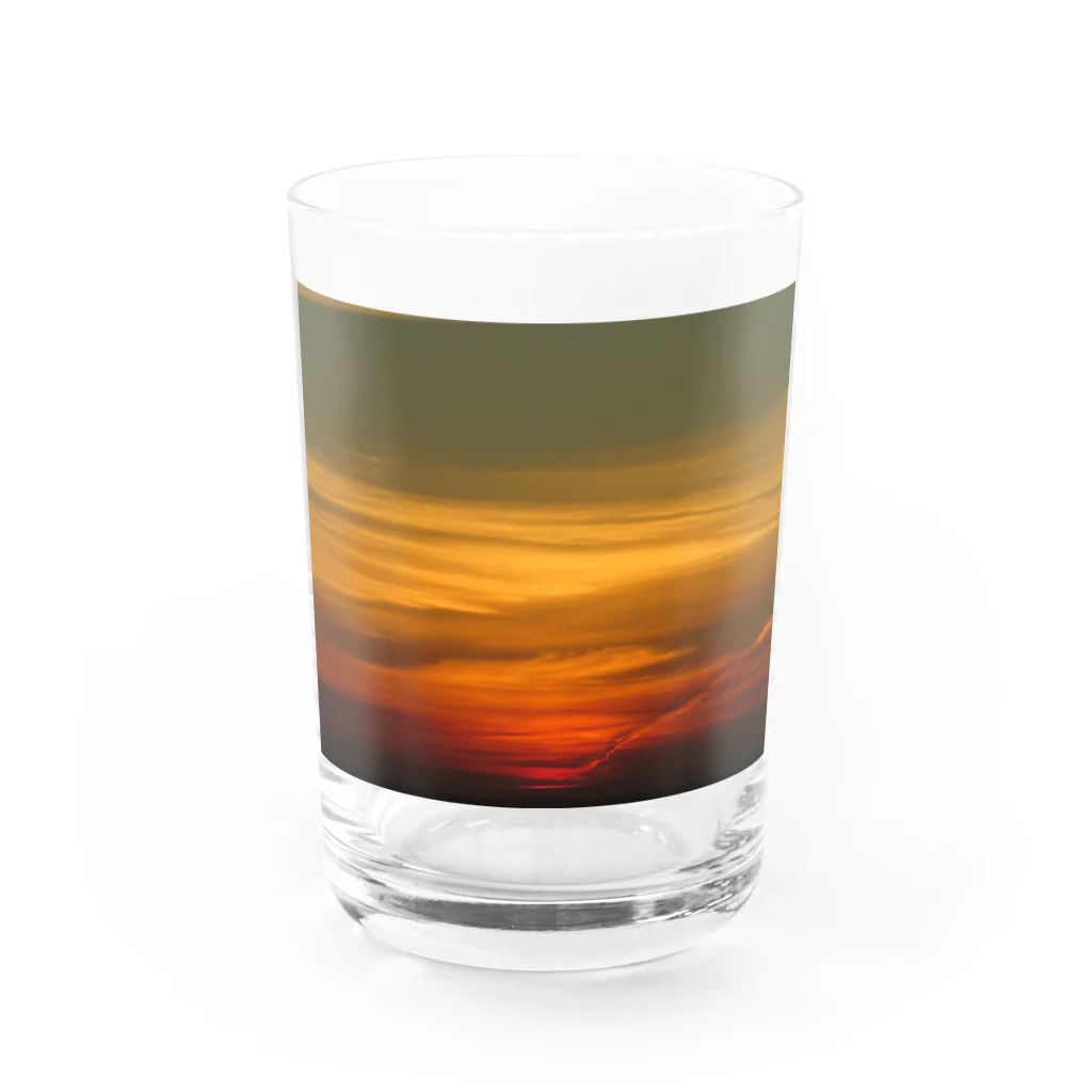 yuritakoのsunset  Water Glass :front