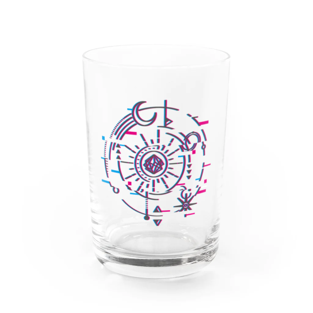 嵐山デザインの神父グッズ Water Glass :front