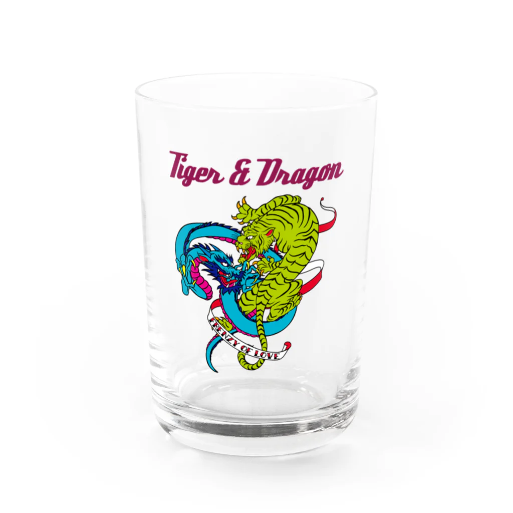 JOKERS FACTORYのTIGER ＆ DRAGON Water Glass :front