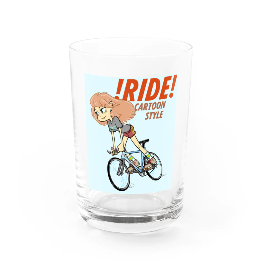 nidan-illustrationの!RIDE! (CARTOON STYLE) グラス前面