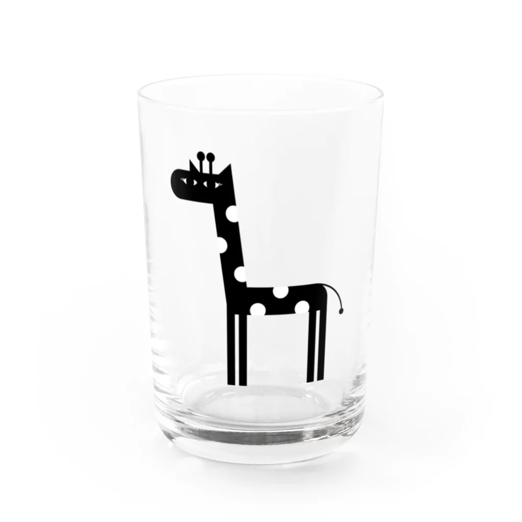 オ ザ むのANIMALシリーズ　きりん Water Glass :front