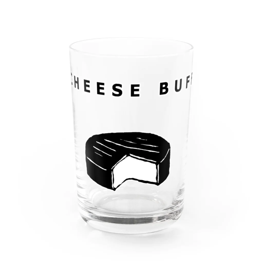 NIKORASU GOのCHEESE　BUFF＜チーズ愛好家＞ Water Glass :front