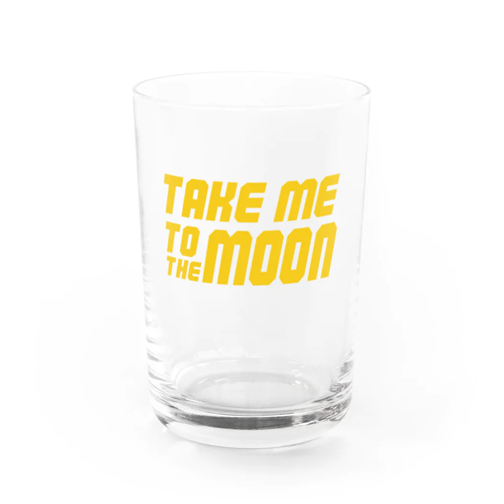 【仮想通貨】ADKグッズ専門店 のTake me to the moon Water Glass :front