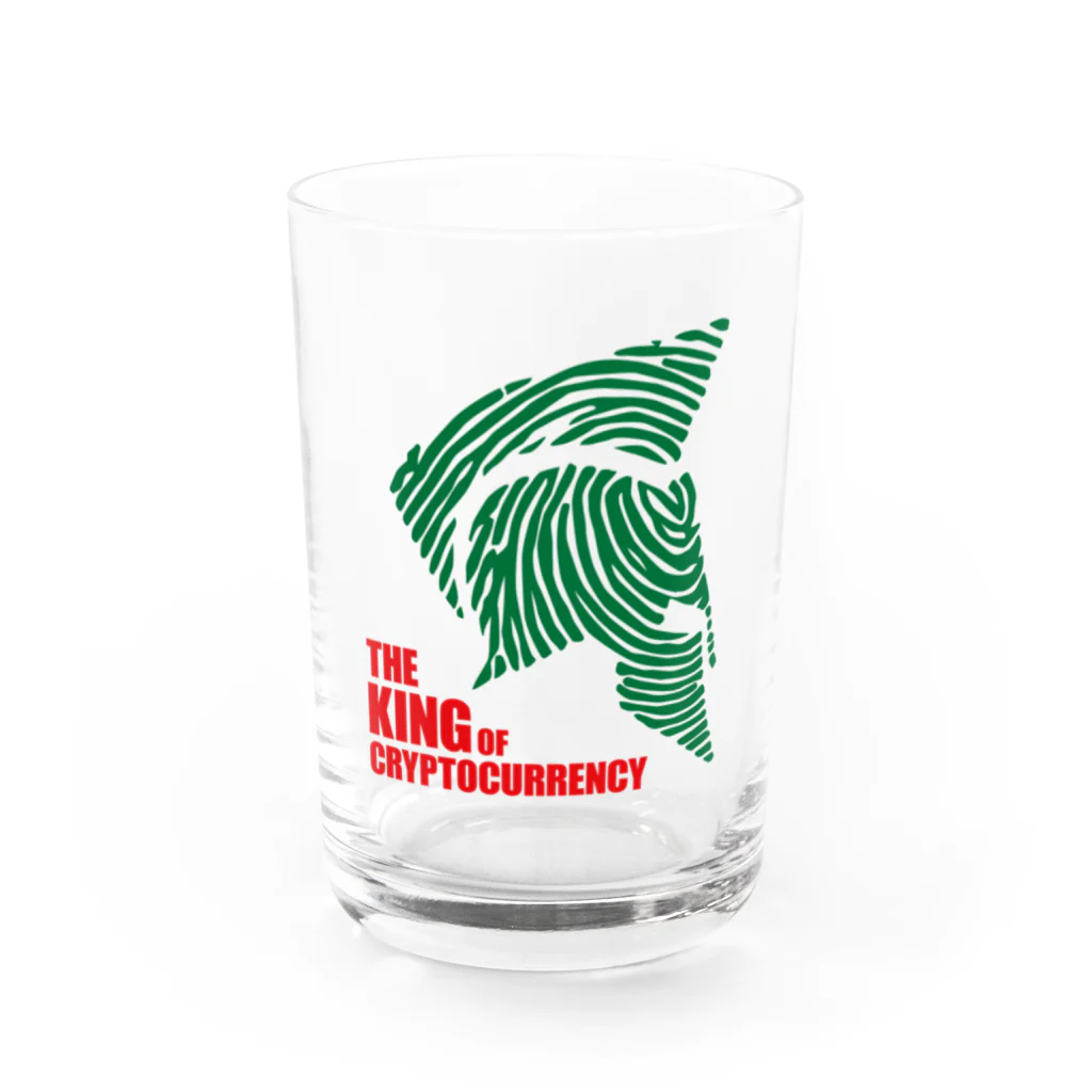 【仮想通貨】ADKグッズ専門店 のThe King Water Glass :front