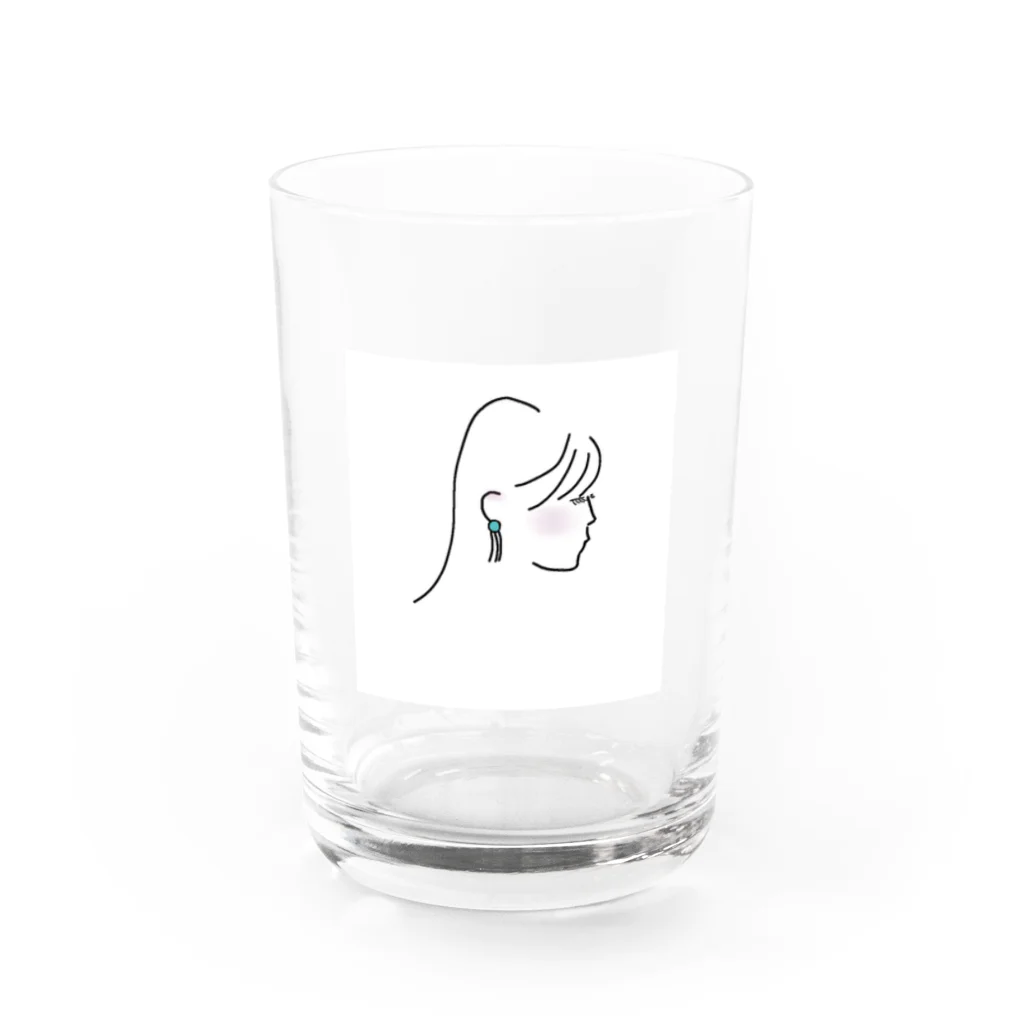 kanipanの彼女の横顔 Water Glass :front