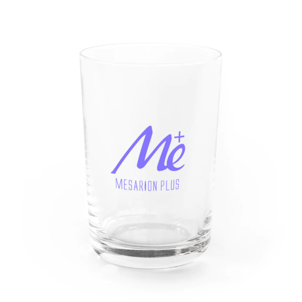 keita屋のMESARION＋ロゴ文字切り抜きVer（紫） Water Glass :front