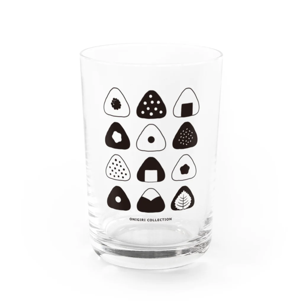 t i k oのおにぎりこれくしょん Water Glass :front