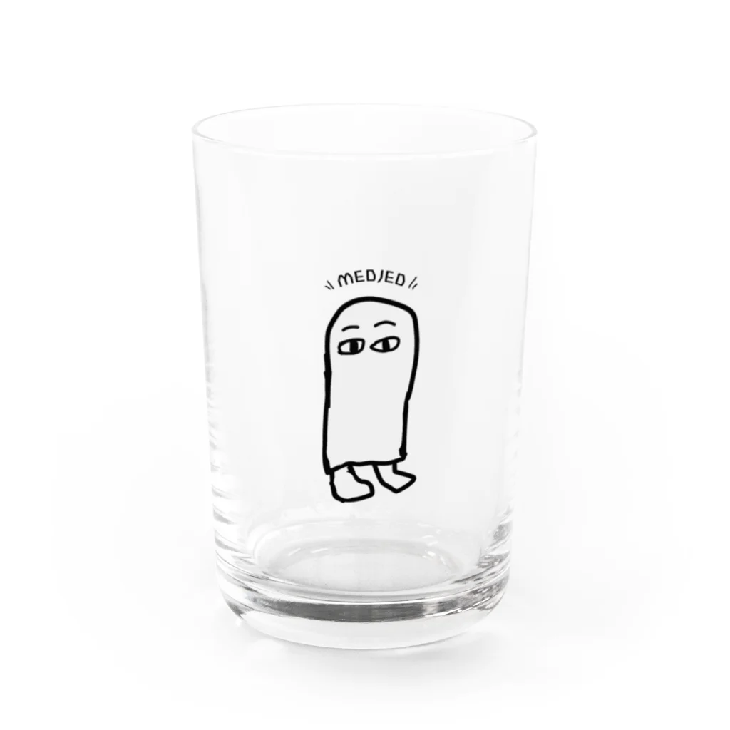 屋根裏ひみつ結社のMEDJED-メジェドさん(WAROLIER-ワロリエ)  Water Glass :front