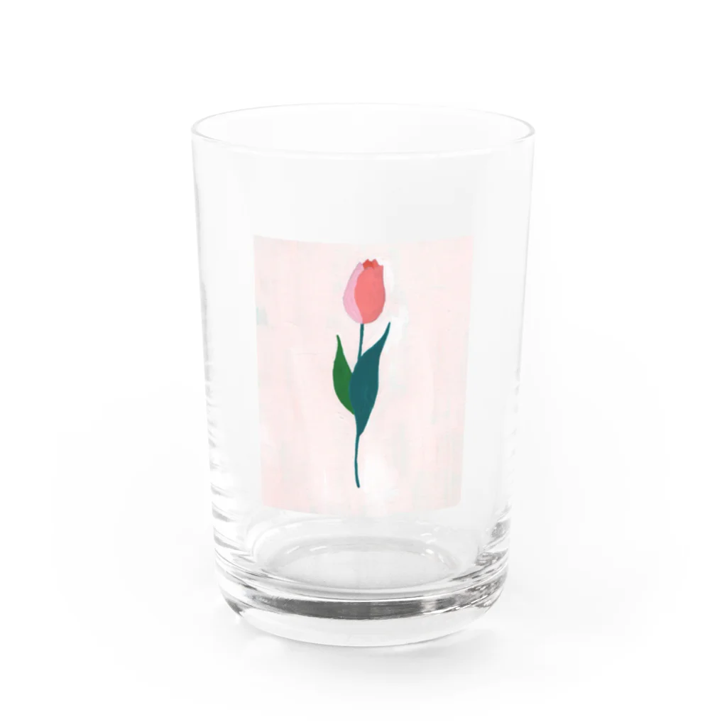 miie.(みー)のチューリップ Water Glass :front