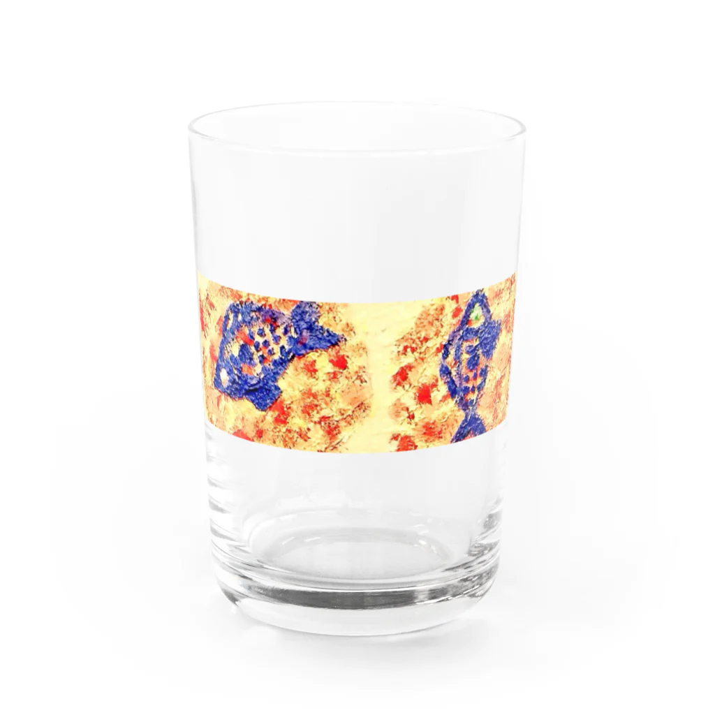 kuhouのお魚さん Water Glass :front