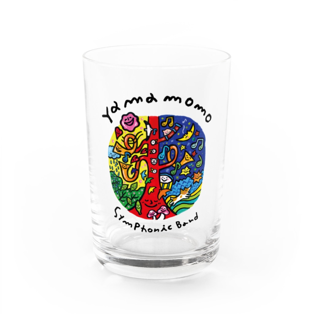 やまももショップ（２号店）のやまももさんの世界 Water Glass :front