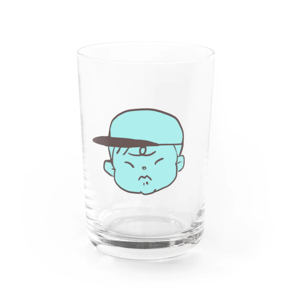 けんぴっぴのボク泣いてないもん Water Glass :front