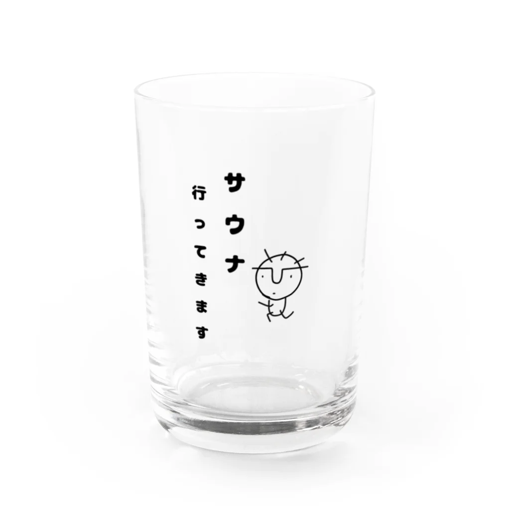 mamaruのサウナ好きなmamaruさん Water Glass :front