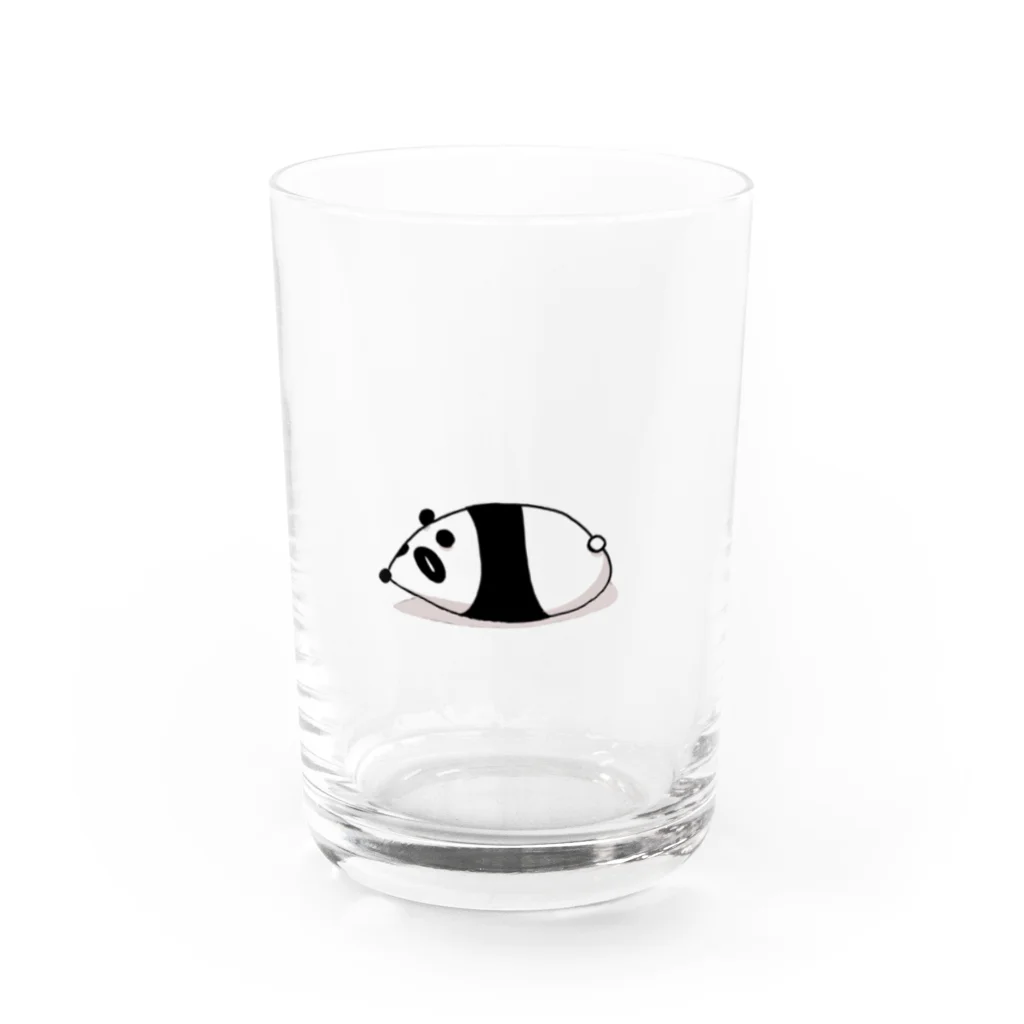 suzussaのくそパンダ Water Glass :front