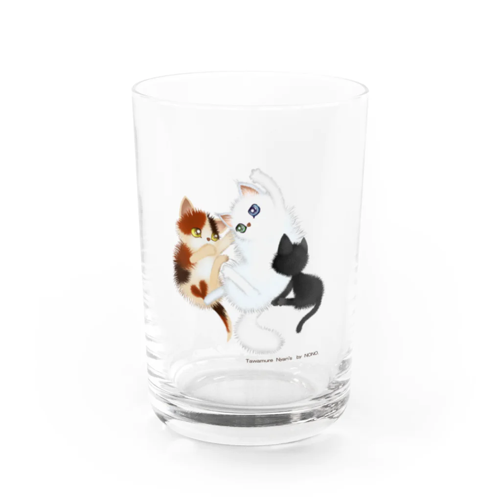 ＮＯＮＯのたわむれニャンズ Water Glass :front