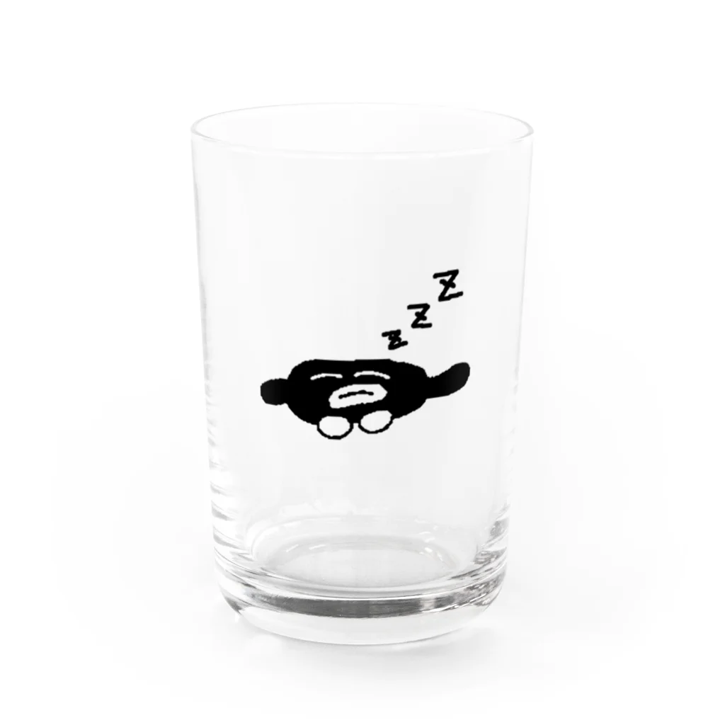 てんしんくんのねむるペンギンくん Water Glass :front