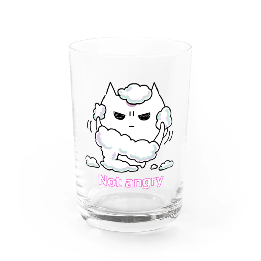 SUZURI×ヤマーフのNot angry vol.5 Water Glass :front