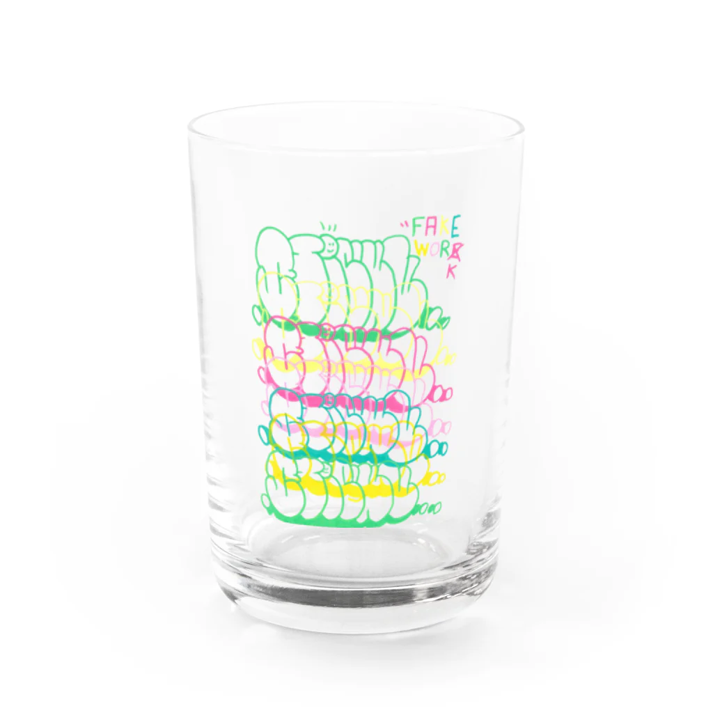 NOOBのGraffiti stinky  Water Glass :front