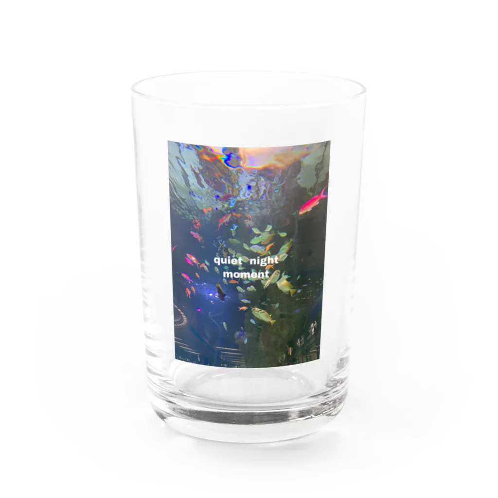 mochiusagi25のquiet night Water Glass :front