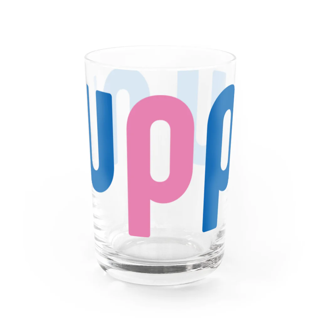 nuppuのnuppu logo BP Water Glass :front