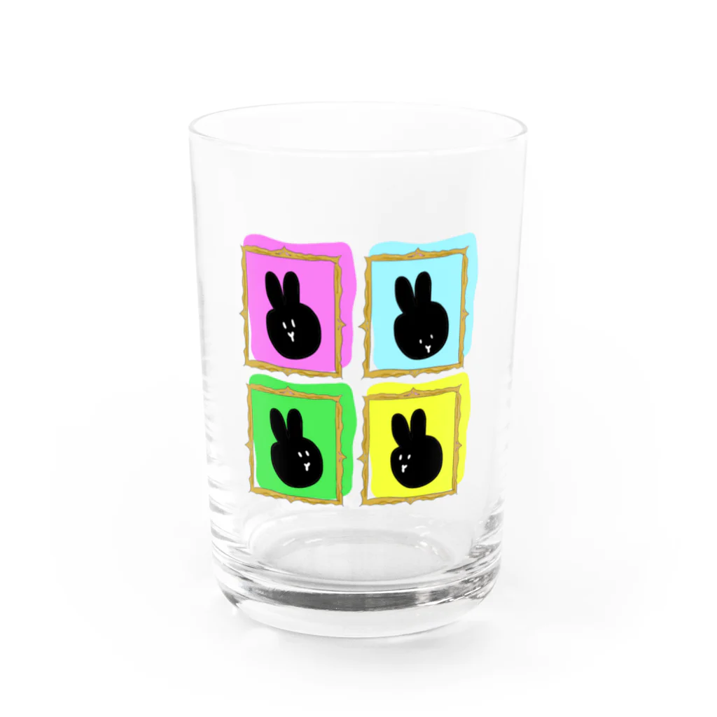 Mouse HouseのBLACK RABBIT Water Glass :front