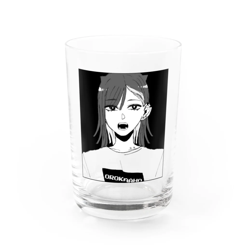 あぱもーてるのカラフルぱねこ Water Glass :front