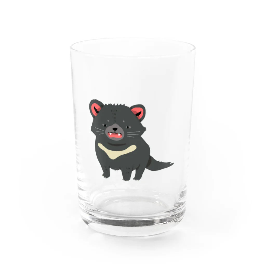 ちゃこぺん（SUZURI店）のタスマニアデビルくん Water Glass :front