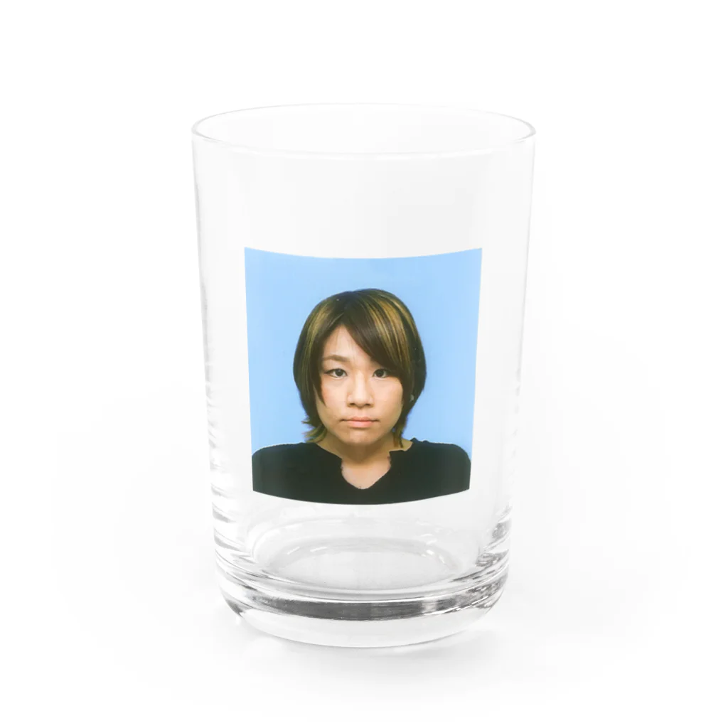 はなくそイラストのユキコシリーズ Water Glass :front