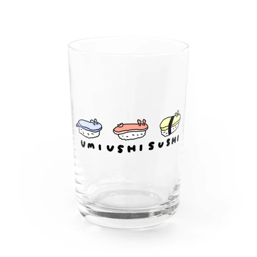 びすこのウミウシ寿司シリーズ Water Glass :front