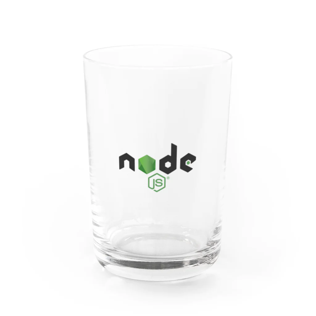 おおやけハジメのNode.jsグッズ Water Glass :front