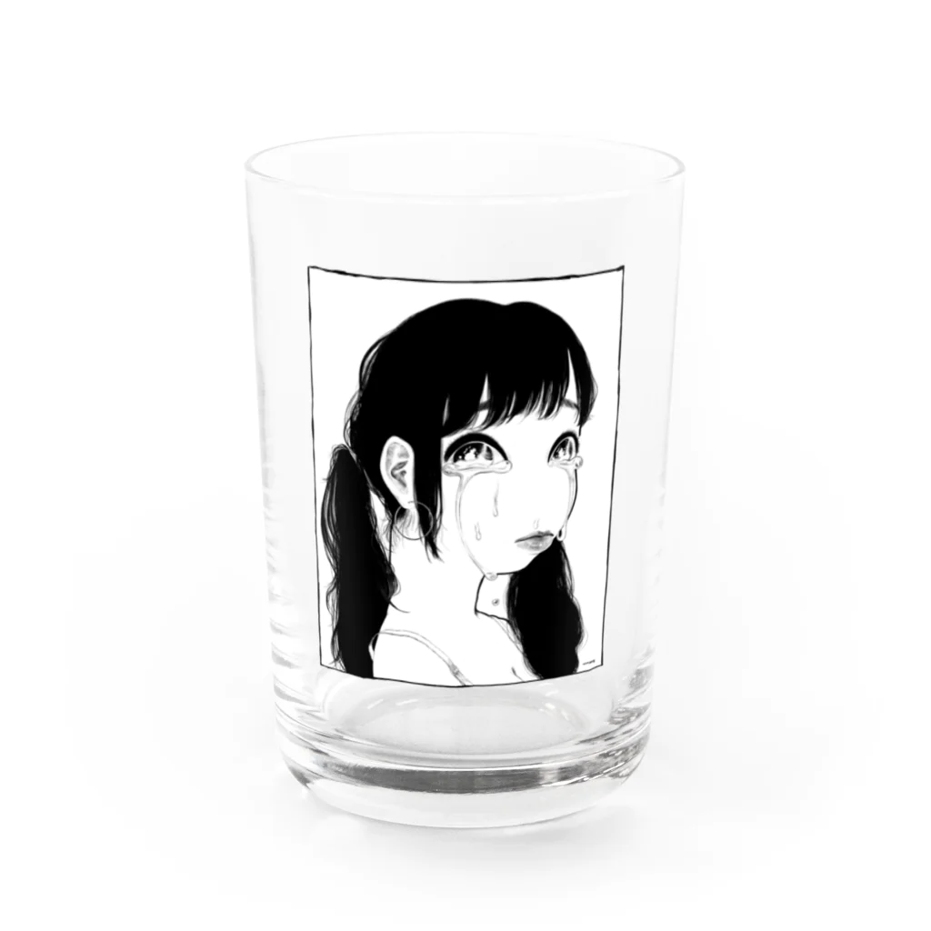 にくまん子のdounidemo Girl Water Glass :front