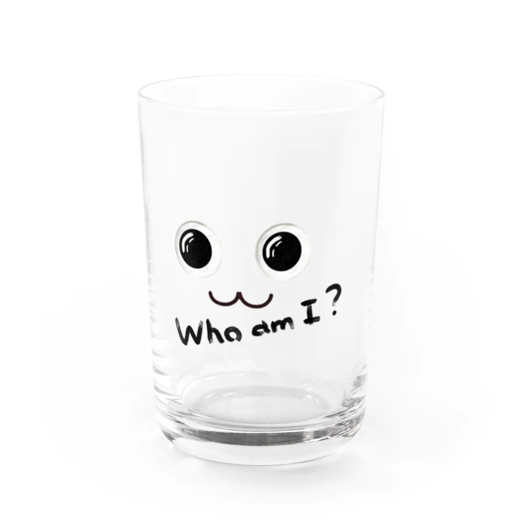 merongのWho am I ? (わたしはだれ？) Water Glass :front