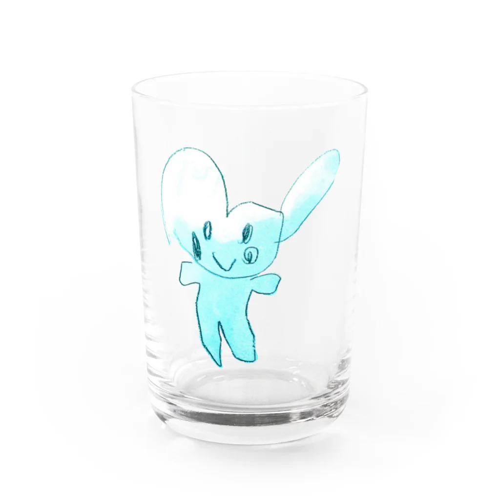 真奈美のねずみ Water Glass :front