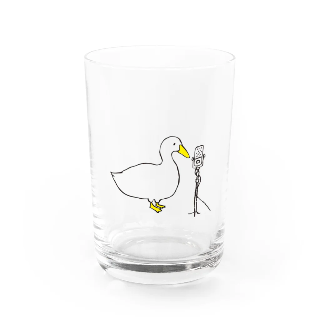 マイクチェックァのマイクチェックァ Water Glass :front