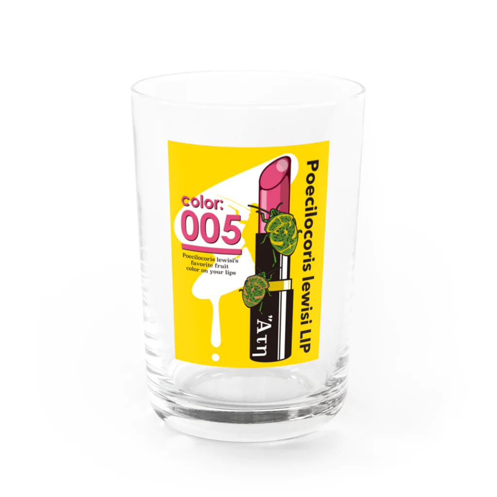 AteのAte(アーテー)アカスジキンカメムシLIP Water Glass :front